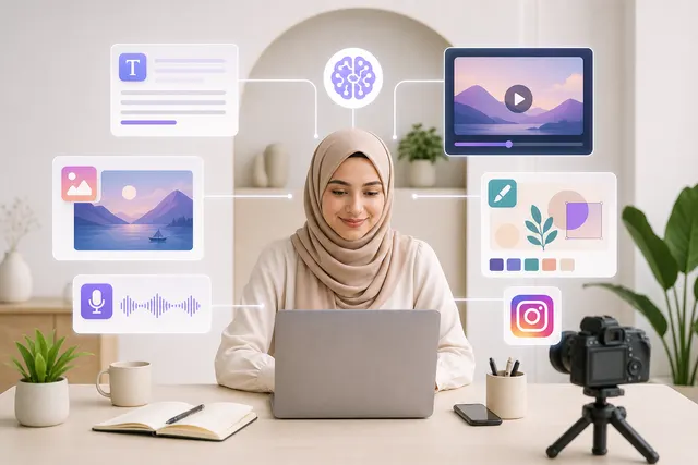 بهترین ابزارهای هوش مصنوعی برای تولید محتوا در اینستاگرام (آپدیت تیر ۱۴۰۵)